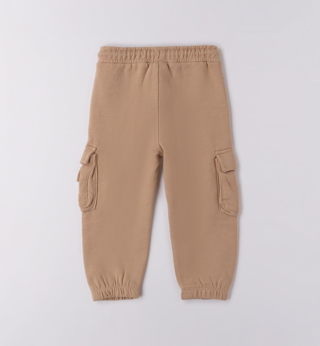 0F173 PANTALONE MAGLIA TAGLIATA LUNGO BAMBINO SARABANDA