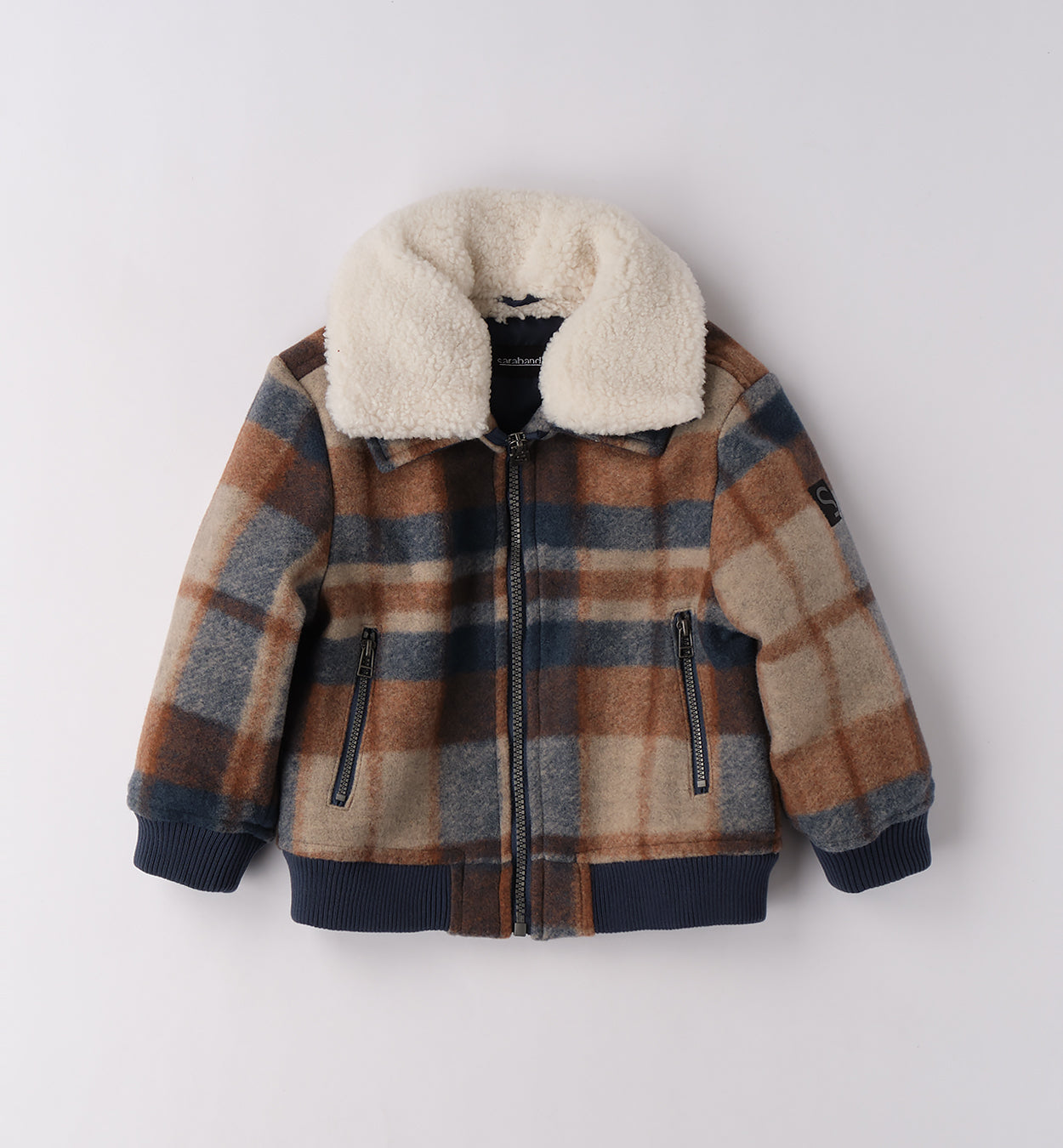 0F186 CAPPOTTI-GIUB. NAVETTA ECO-PELLE PELLIC. BAMBINO SARABANDA