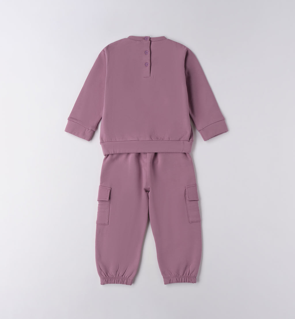 0F208 TUTA JOGGING DUE PEZZI BAMBINA SARABANDA
