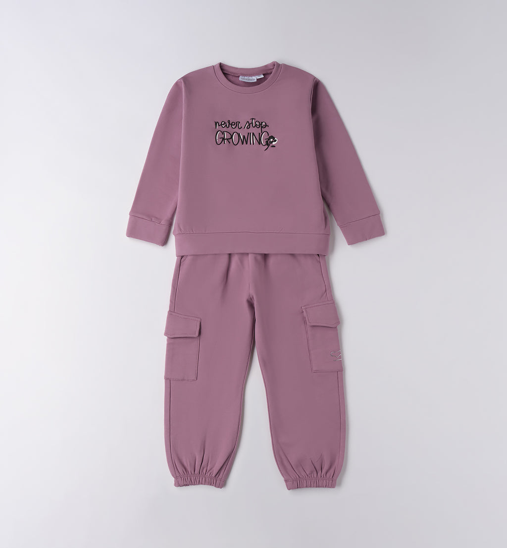 0F208 TUTA JOGGING DUE PEZZI BAMBINA SARABANDA