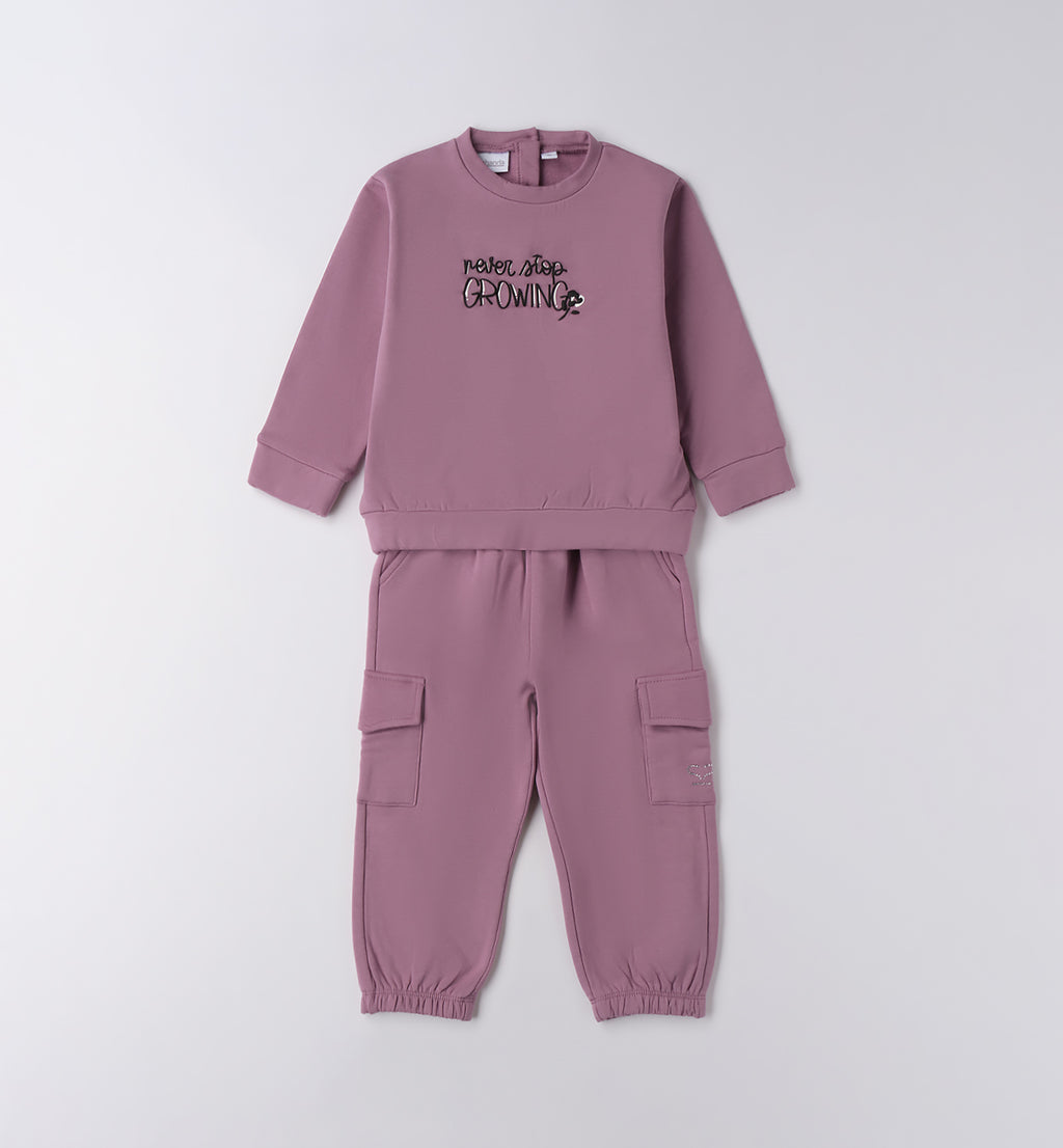 0F208 TUTA JOGGING DUE PEZZI BAMBINA SARABANDA