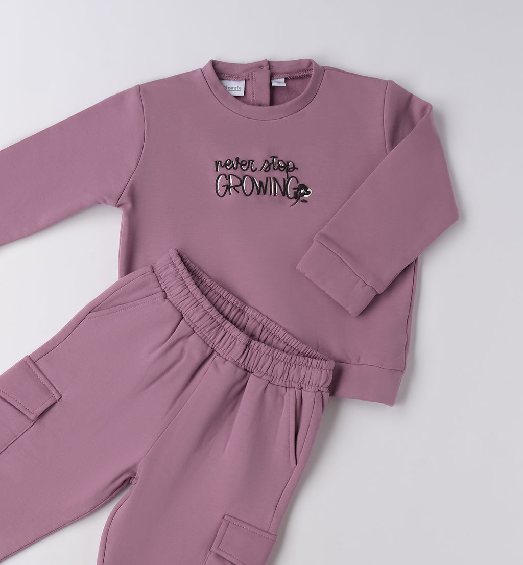 0F208 TUTA JOGGING DUE PEZZI BAMBINA SARABANDA