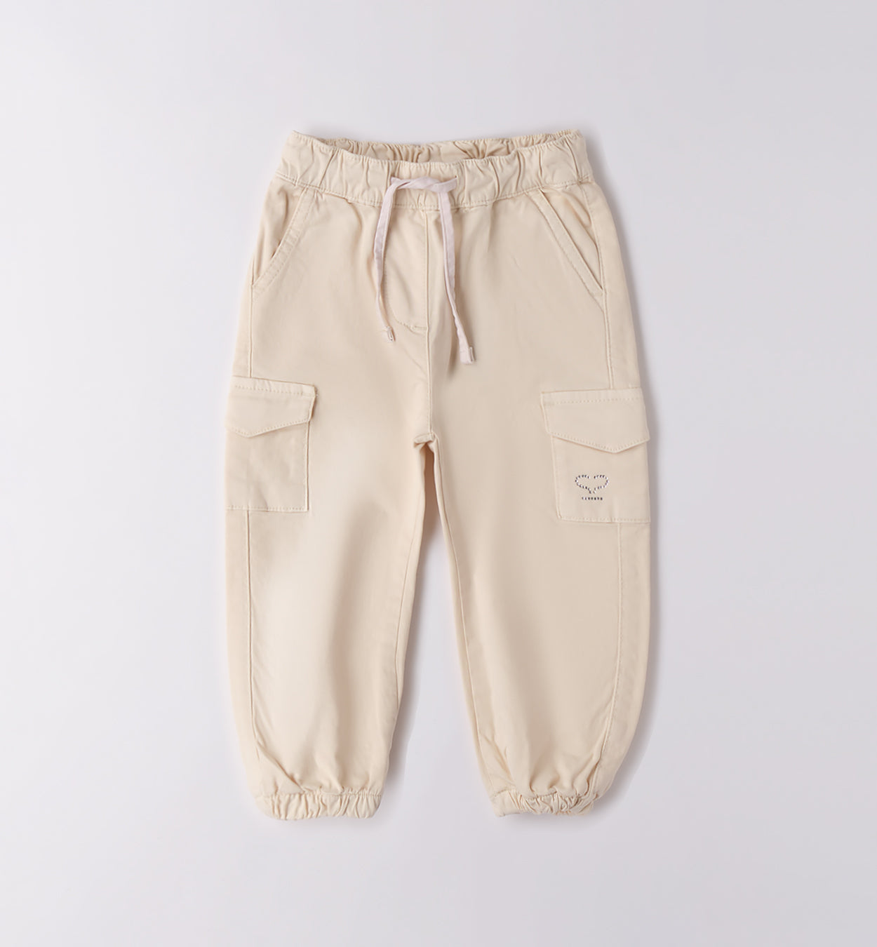 0F232 PANTALONE TESSUTO NAVETTA LUNGO BAMBINA SARABANDA