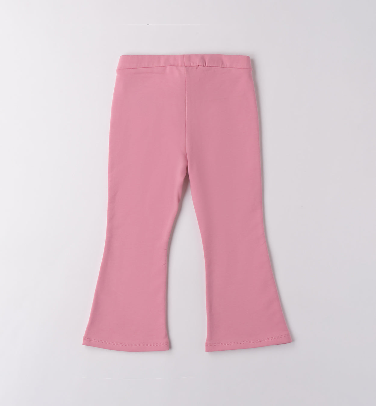0F234 PANTALONE MAGLIA TAGLIATA LUNGO BAMBINA SARABANDA