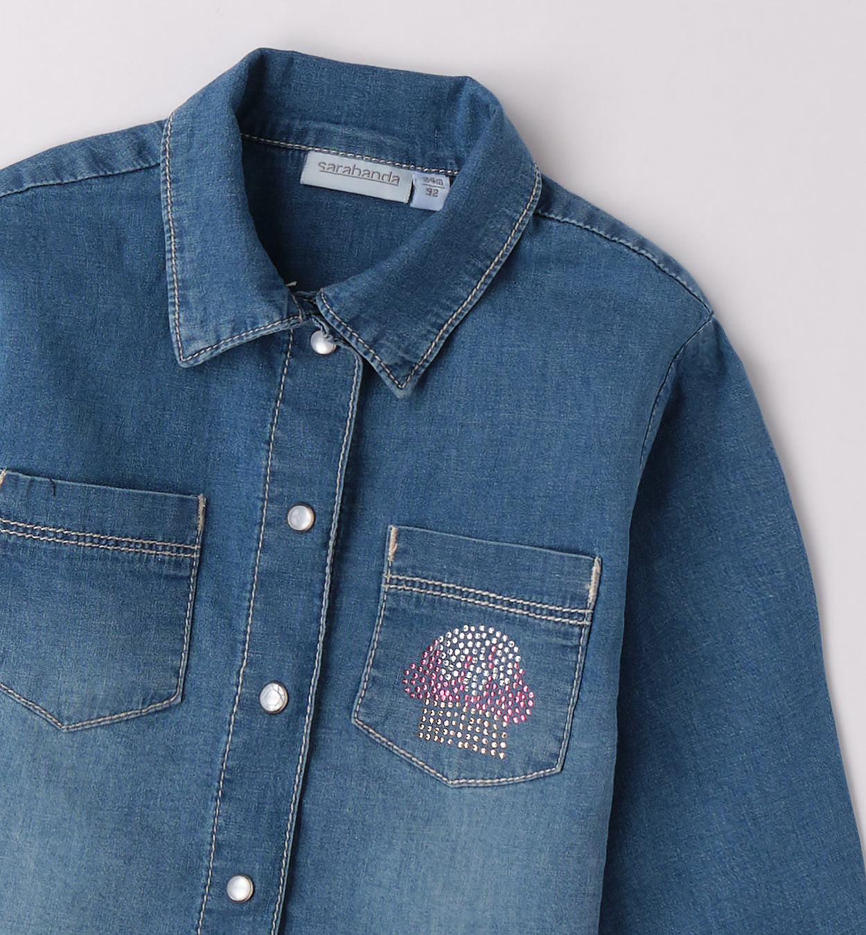 0F248 CAMICIA ML BAMBINA SARABANDA