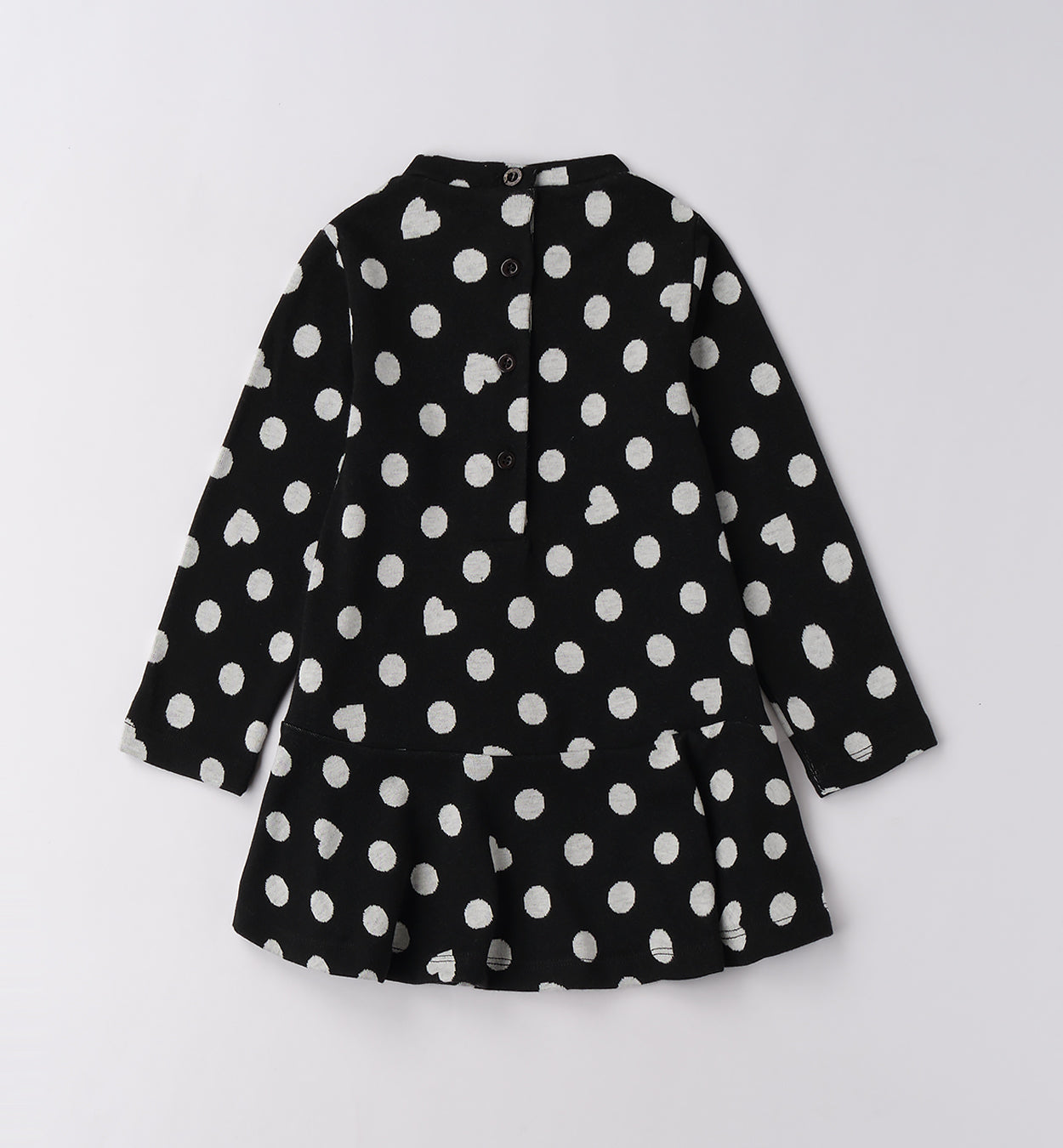 0F337 ABITO MAGLIA TAGLIATA CON MANICA BAMBINA SARABANDA