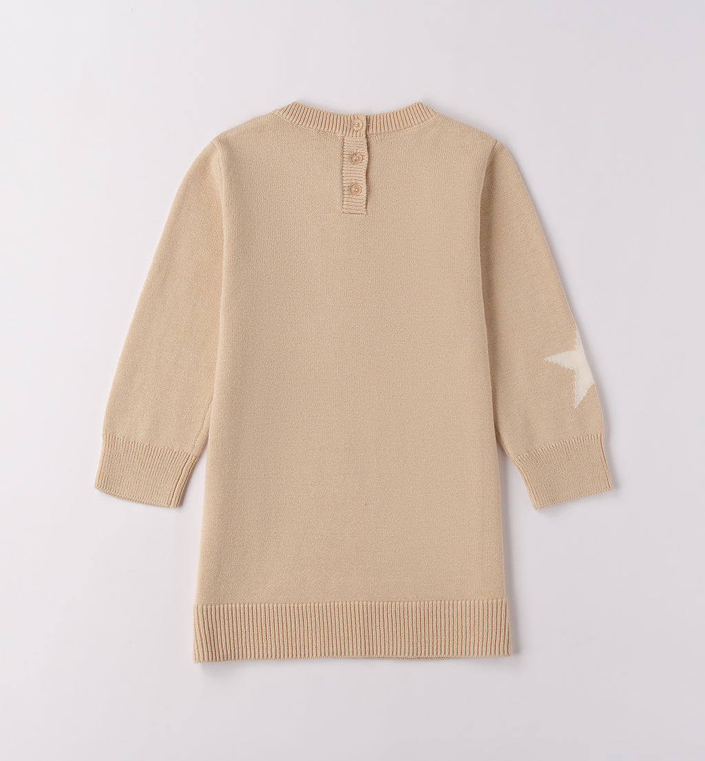 0F338 ABITO TRICOT CON MANICA BAMBINA SARABANDA