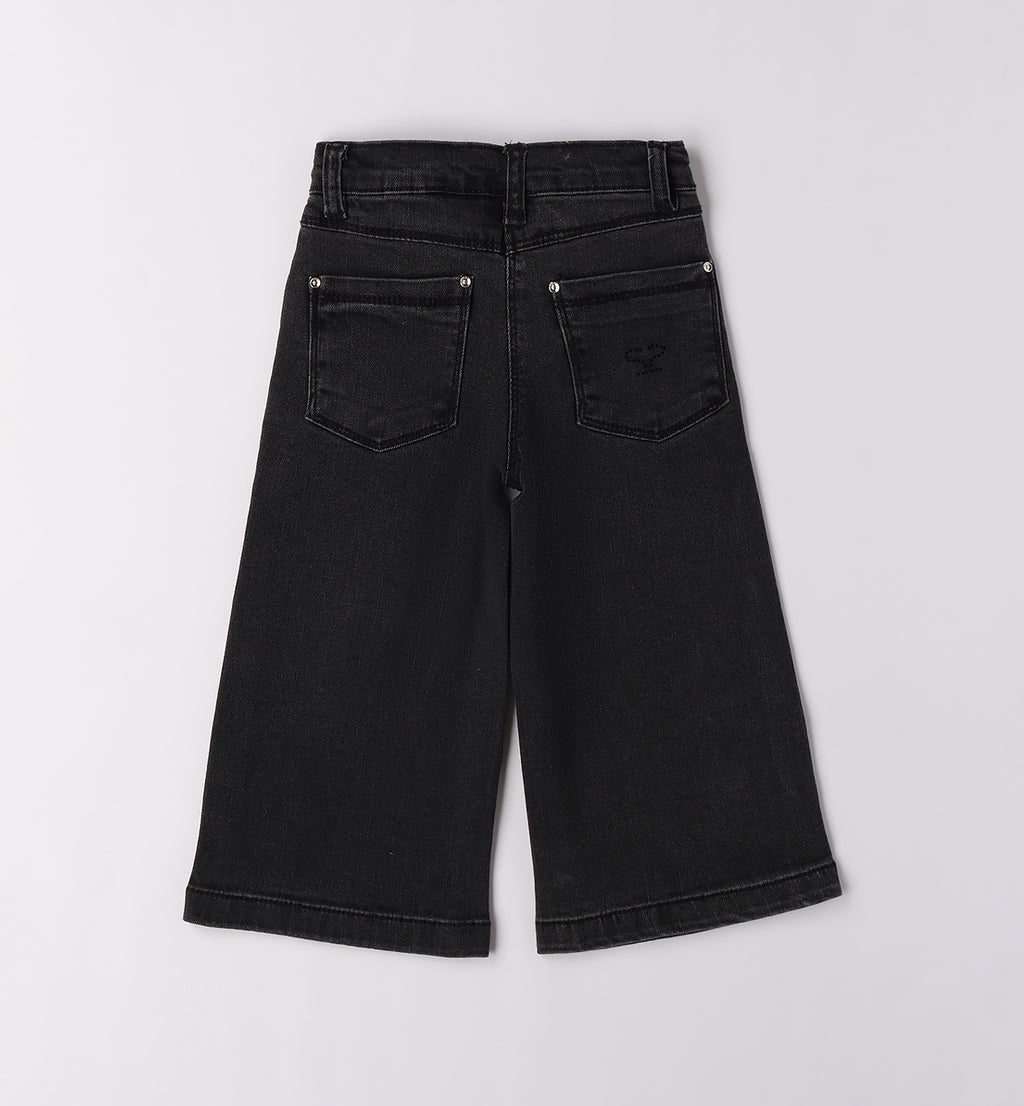 0F353 PANTALONE DENIM LUNGO BAMBINA SARABANDA