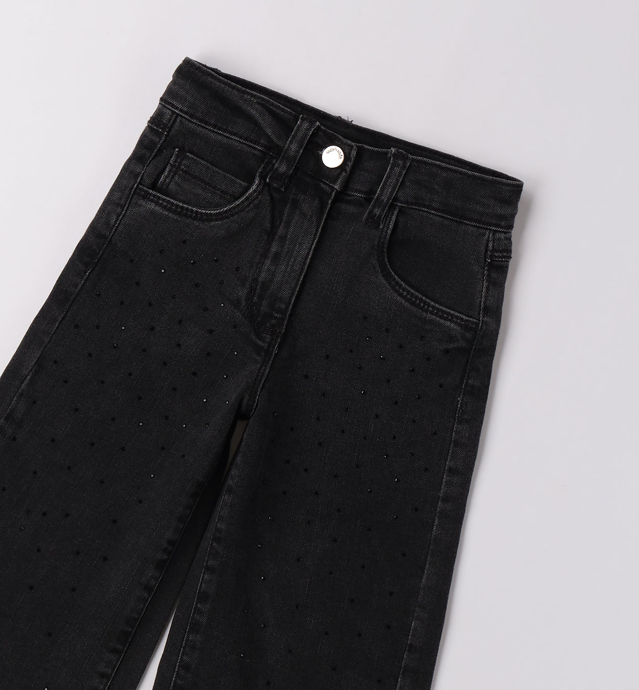 0F353 PANTALONE DENIM LUNGO BAMBINA SARABANDA