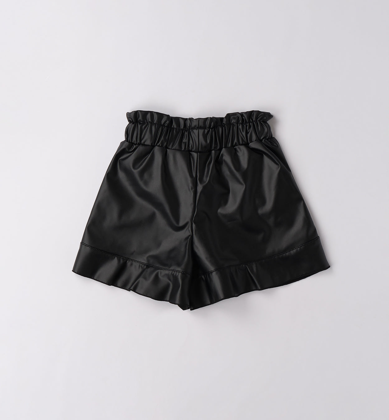 0F354 PANTALONE MAGLIA TAGLIATA CORTO BAMBINA SARABANDA