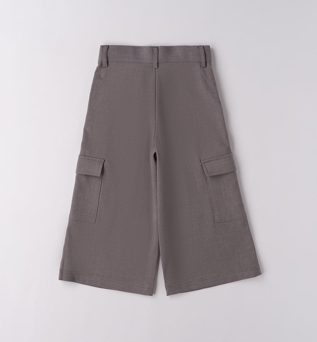 0F362 PANTALONE TESSUTO NAVETTA LUNGO BAMBINA SARABANDA