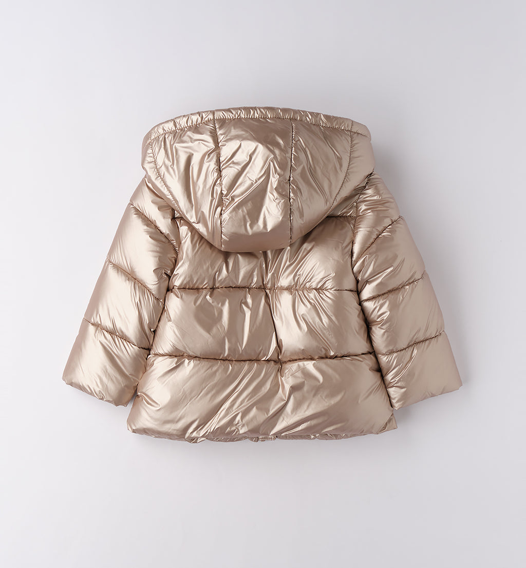 0F375 GIUBBOTTO IMBOTTITO TESSUTO TERMICO BAMBINA SARABANDA