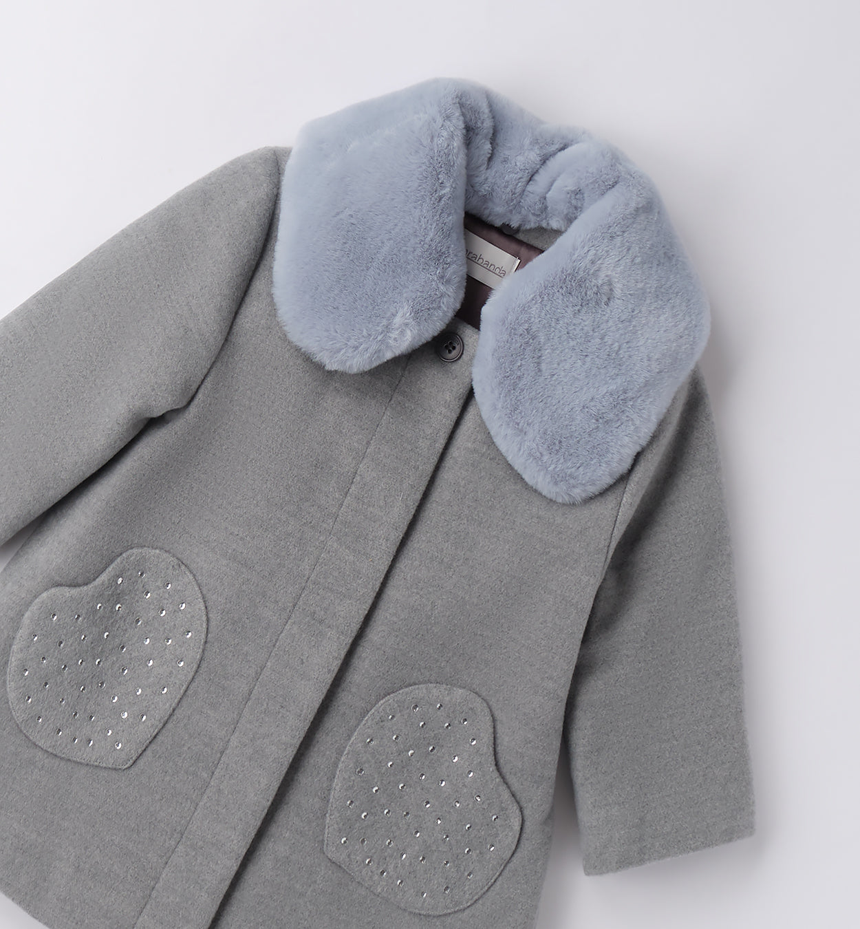 0F380 CAPPOTTI-GIUB. NAVETTA ECO-PELLE PELLIC. BAMBINA SARABANDA