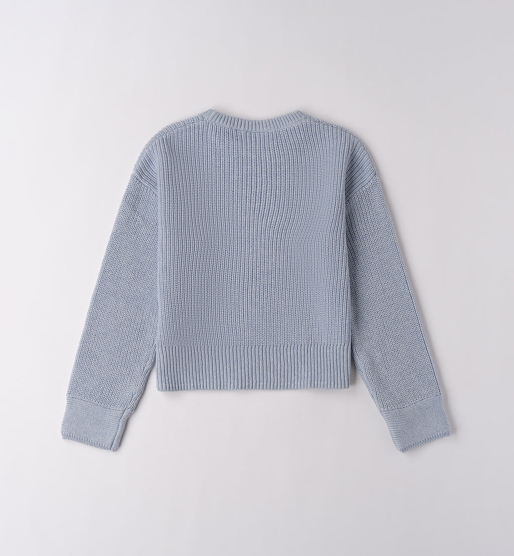 0F400 MAGLIA CHIUSA RAGAZZA SARABANDA