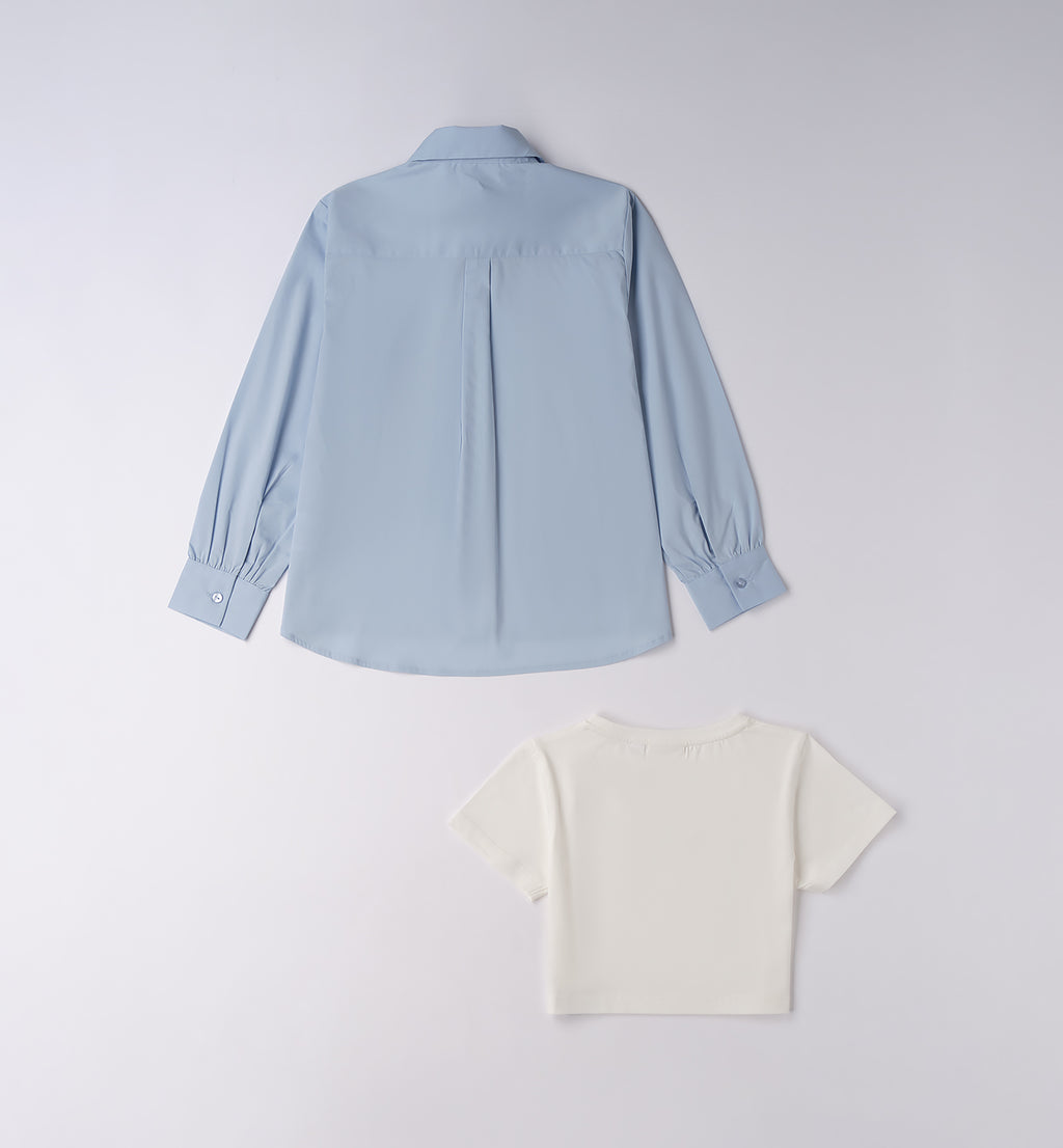 0F422 CAMICIA ML RAGAZZA SARABANDA