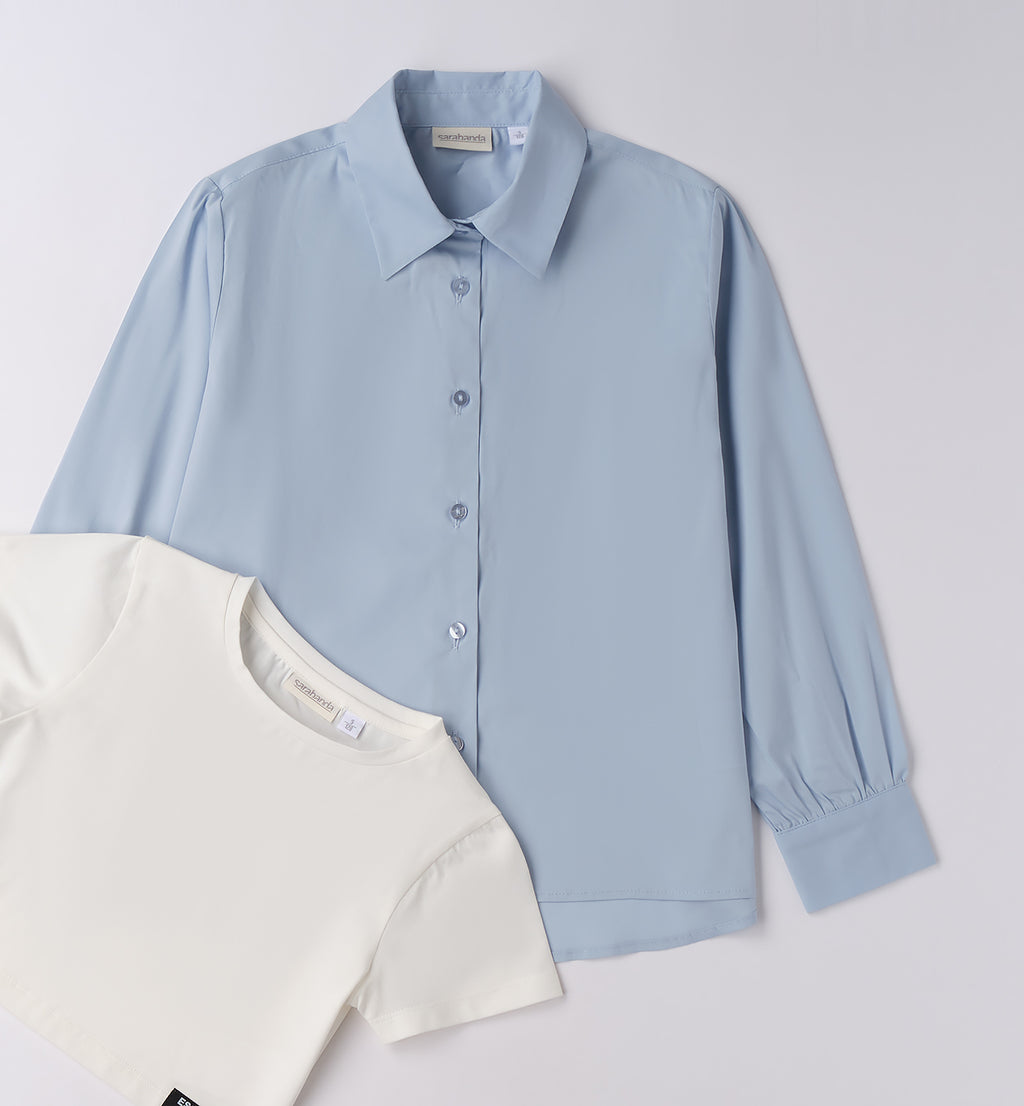 0F422 CAMICIA ML RAGAZZA SARABANDA