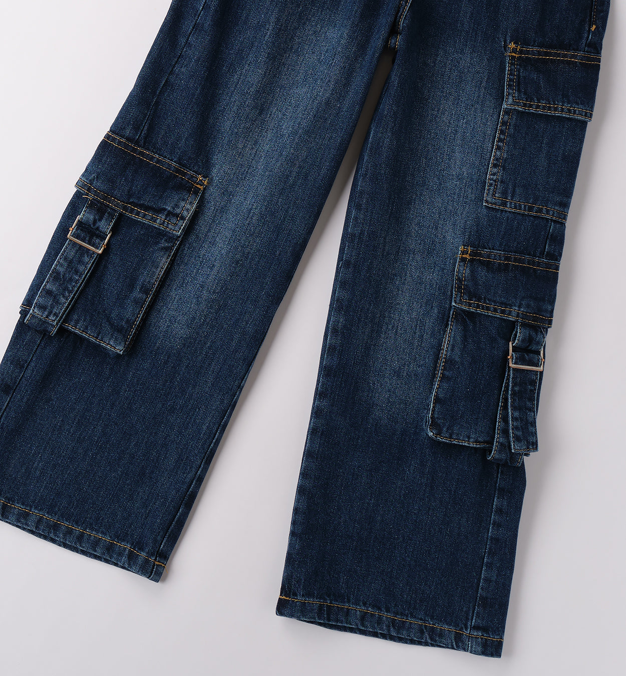 0F461 PANTALONE DENIM LUNGO RAGAZZA SARABANDA