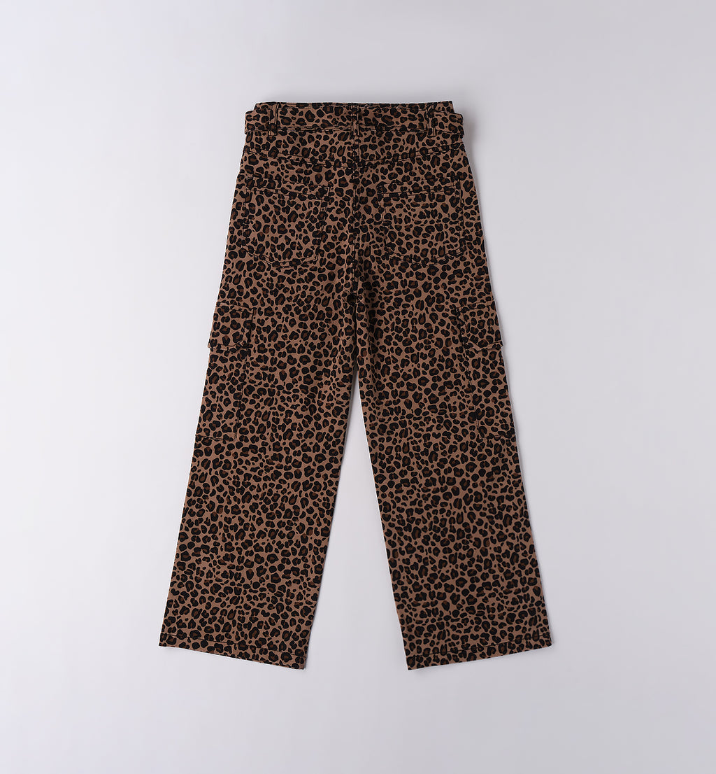 0F463 PANTALONE TESSUTO NAVETTA LUNGO RAGAZZA SARABANDA