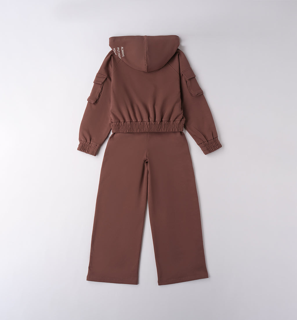 0F483 TUTA JOGGING DUE PEZZI RAGAZZA SARABANDA