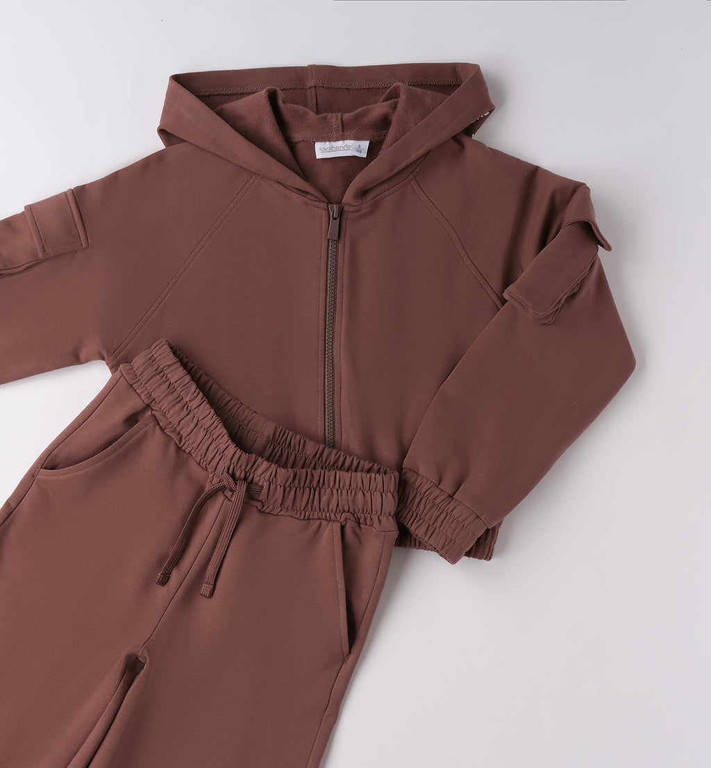 0F483 TUTA JOGGING DUE PEZZI RAGAZZA SARABANDA