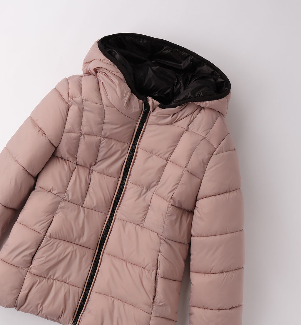 0F492 GIUBBOTTO IMBOTTITO TESSUTO TERMICO RAGAZZA SARABANDA