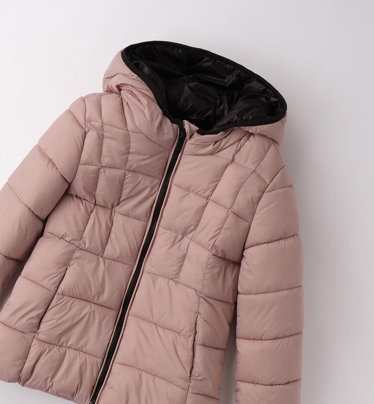 0F492 GIUBBOTTO IMBOTTITO TESSUTO TERMICO RAGAZZA SARABANDA