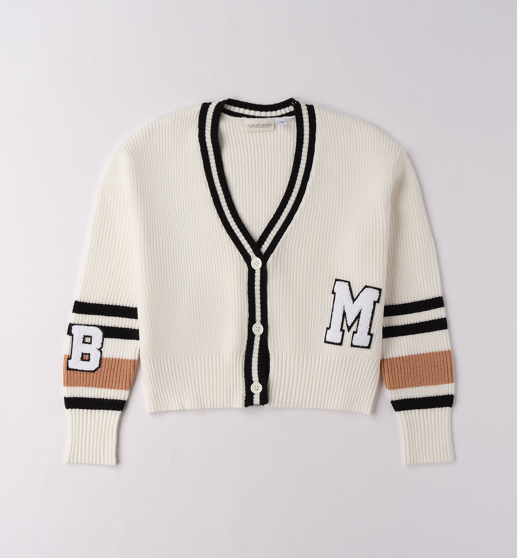 0F504 CARDIGAN SCALDACUORE RAGAZZA SARABANDA