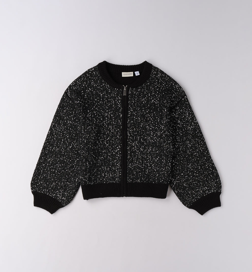 0F535 CARDIGAN SCALDACUORE RAGAZZA SARABANDA