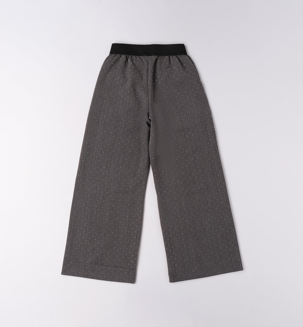 0F541 PANTALONE TESSUTO NAVETTA LUNGO RAGAZZA SARABANDA