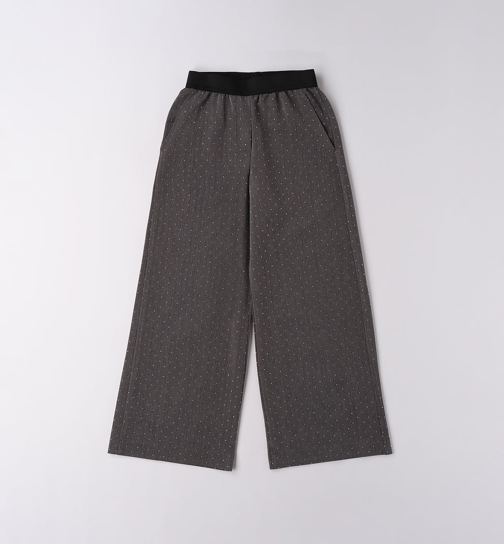 0F541 PANTALONE TESSUTO NAVETTA LUNGO RAGAZZA SARABANDA