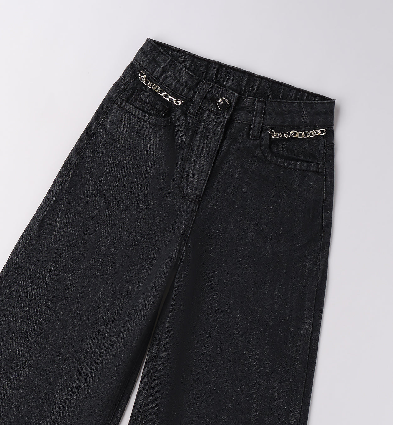 0F544 PANTALONE DENIM LUNGO RAGAZZA SARABANDA