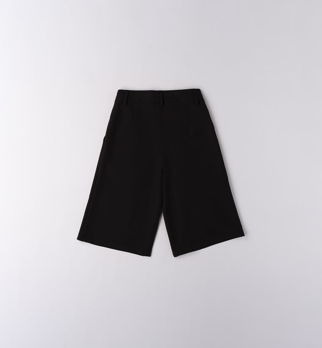 0F553 PANTALONE TESSUTO NAVETTA CORTO RAGAZZA SARABANDA