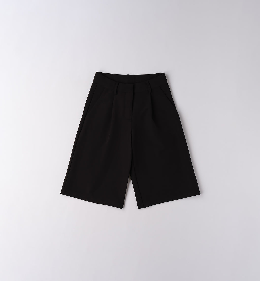 0F553 PANTALONE TESSUTO NAVETTA CORTO RAGAZZA SARABANDA