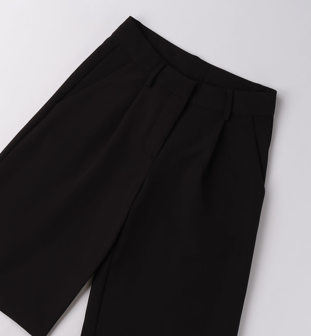 0F553 PANTALONE TESSUTO NAVETTA CORTO RAGAZZA SARABANDA