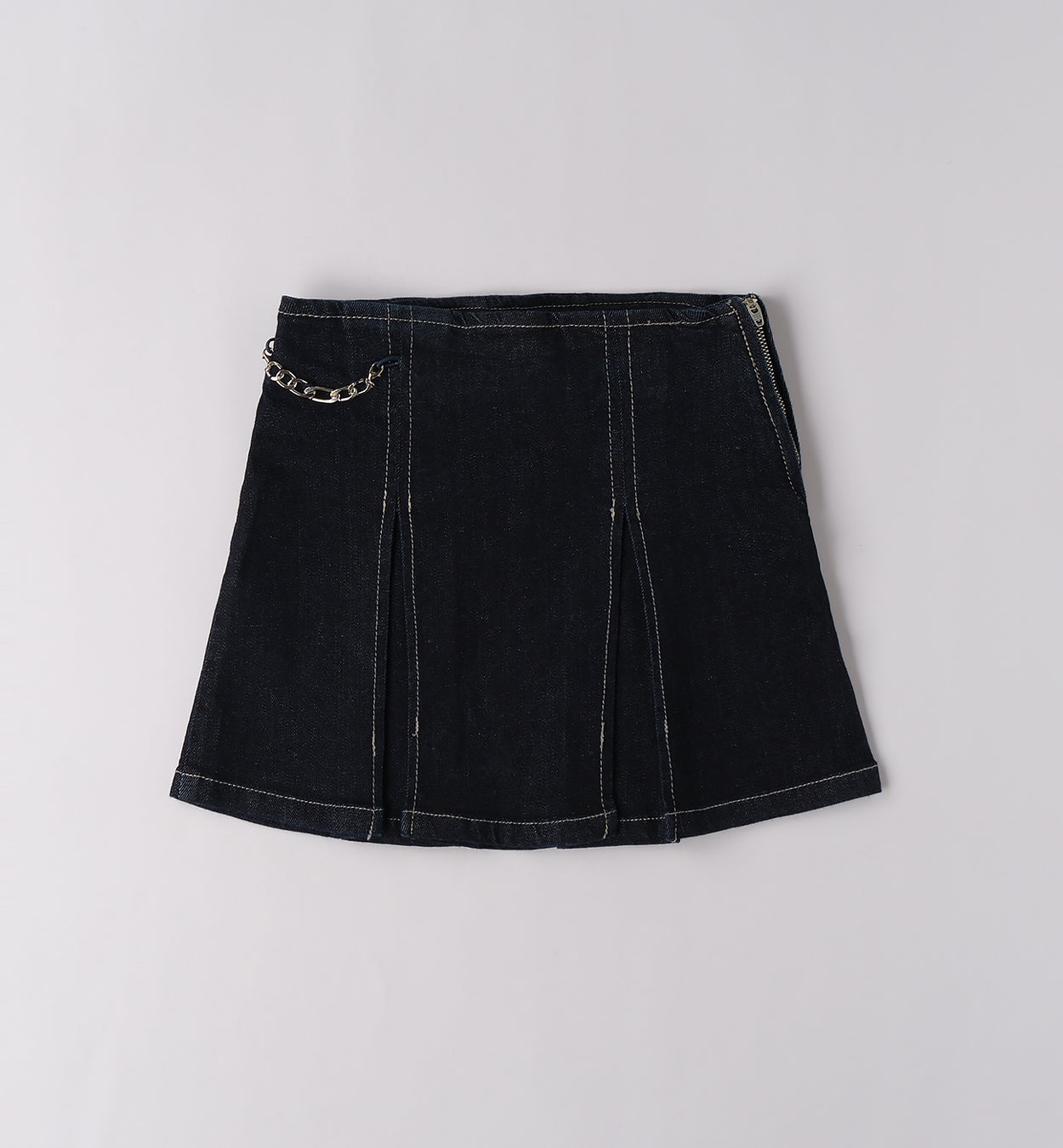 0F554 GONNA DENIM RAGAZZA SARABANDA