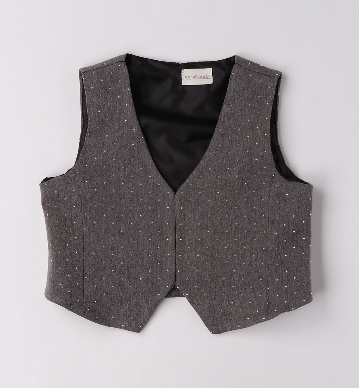 0F590 GILET RAGAZZA SARABANDA