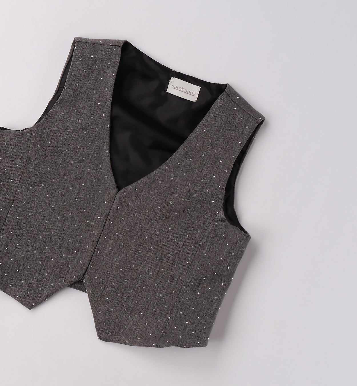 0F590 GILET RAGAZZA SARABANDA