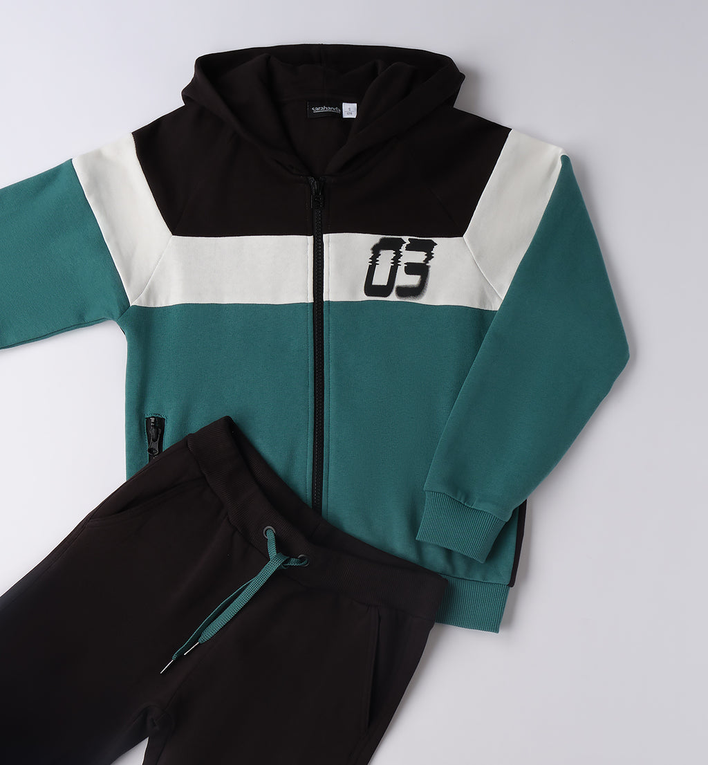 0F604 TUTA JOGGING DUE PEZZI RAGAZZO SARABANDA