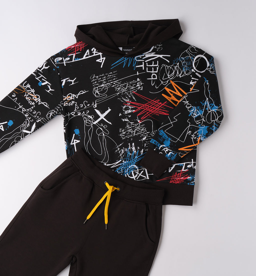 0F608 TUTA JOGGING DUE PEZZI RAGAZZO SARABANDA