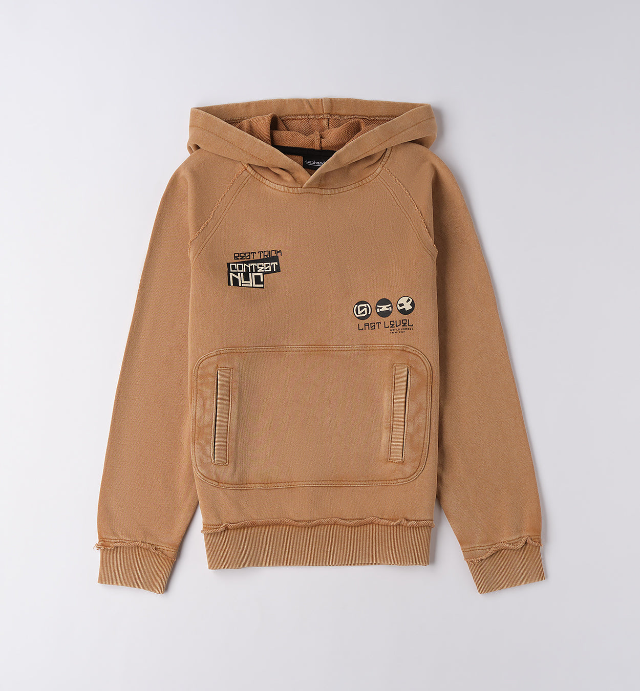 0F618 FELPA CHIUSA CON O SENZA CAPPUCCIO RAGAZZO SARABANDA