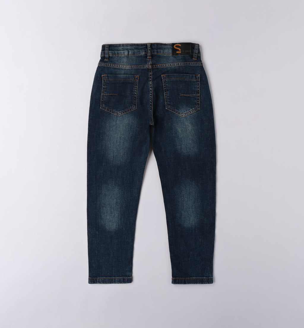 0F630 PANTALONE DENIM LUNGO RAGAZZO SARABANDA