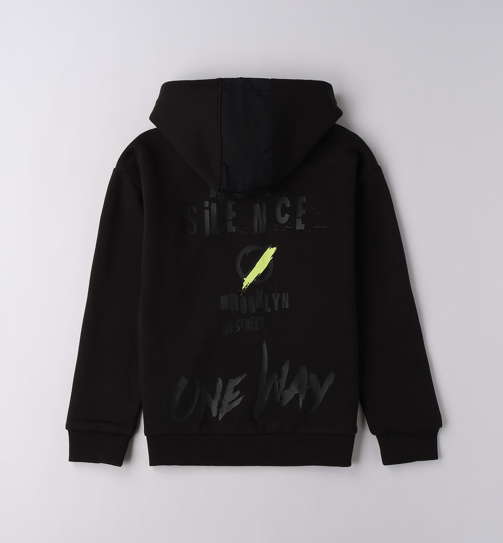 0F665 FELPA APERTA ML CON ZIP O CON BOTTONI RAGAZZO SARABANDA