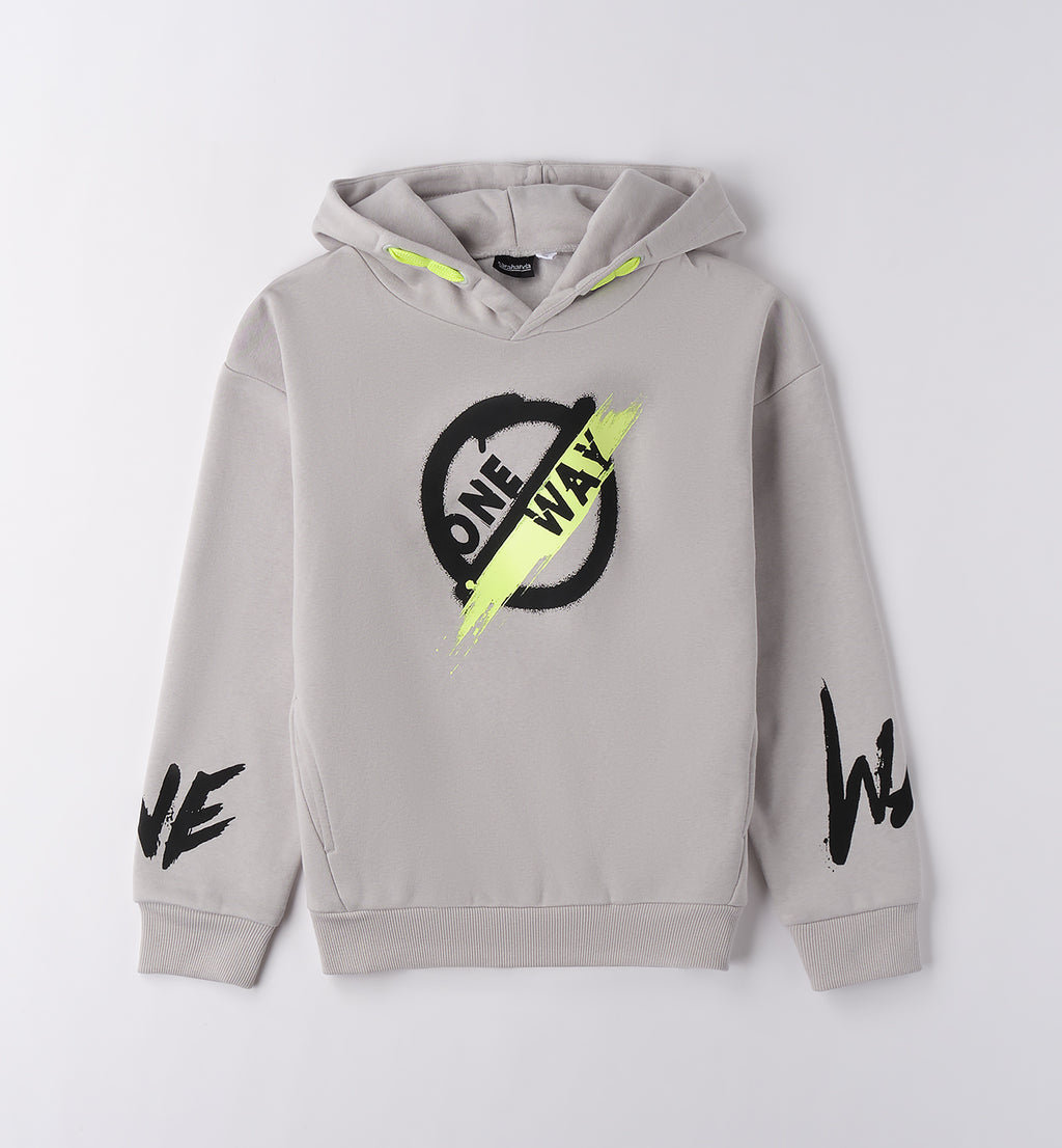 0F666 FELPA CHIUSA CON O SENZA CAPPUCCIO RAGAZZO SARABANDA