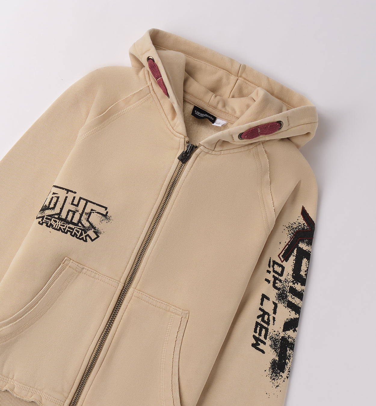 0F669 FELPA APERTA ML CON ZIP O CON BOTTONI RAGAZZO SARABANDA