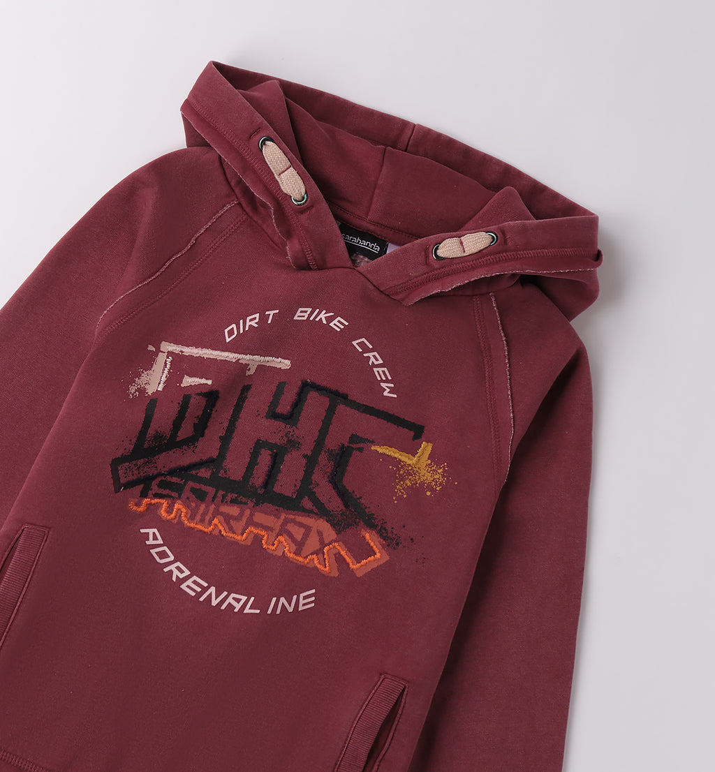 0F670 FELPA CHIUSA CON O SENZA CAPPUCCIO RAGAZZO SARABANDA