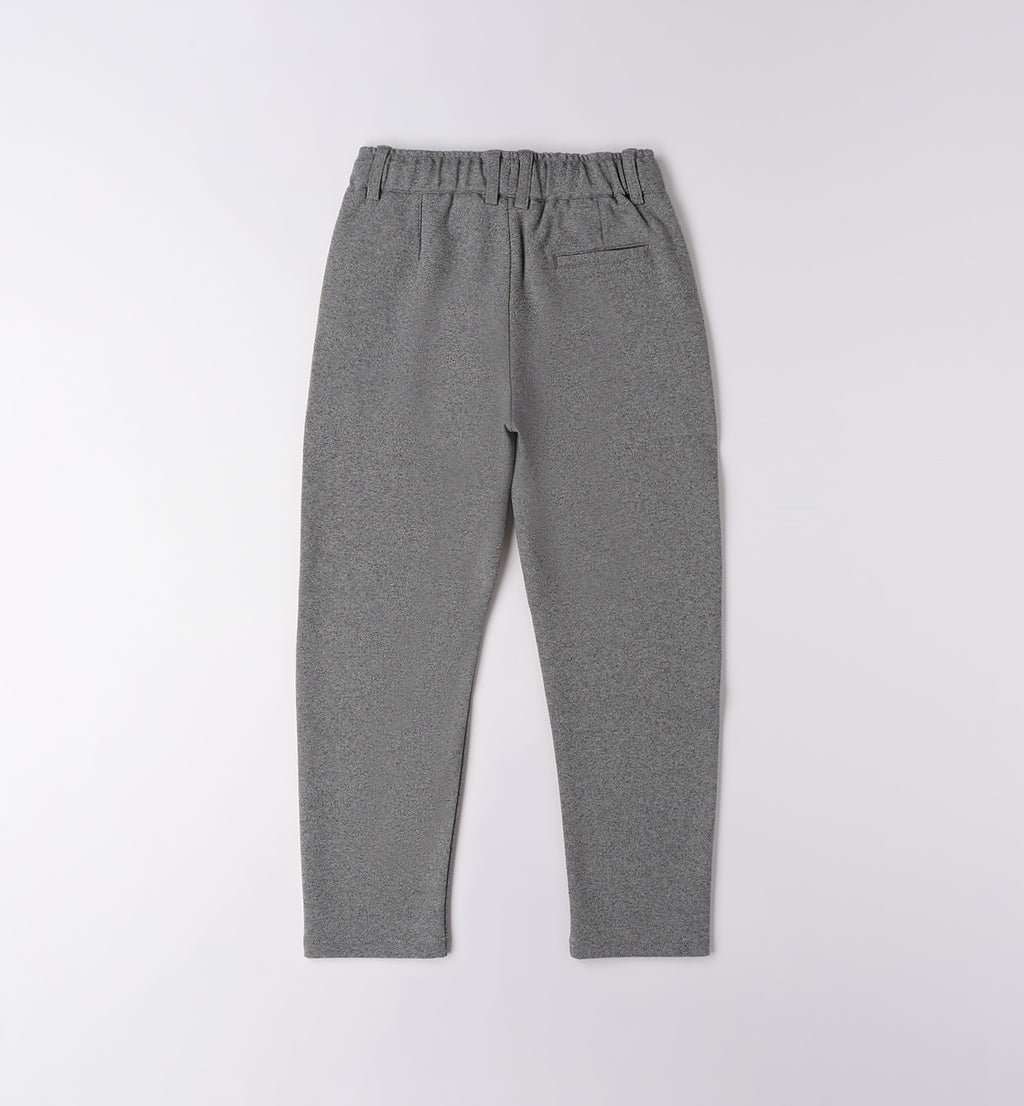 0F685 PANTALONE MAGLIA TAGLIATA LUNGO RAGAZZO SARABANDA