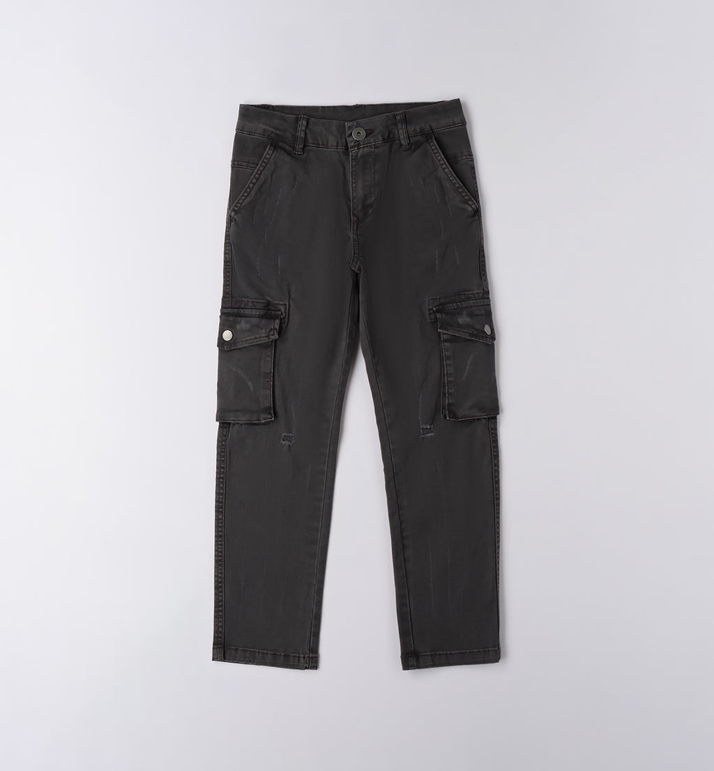 0F688 PANTALONE TESSUTO NAVETTA LUNGO RAGAZZO SARABANDA