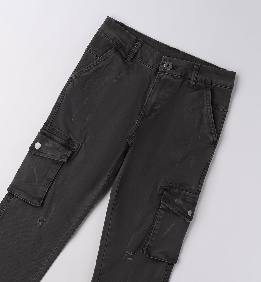 0F688 PANTALONE TESSUTO NAVETTA LUNGO RAGAZZO SARABANDA