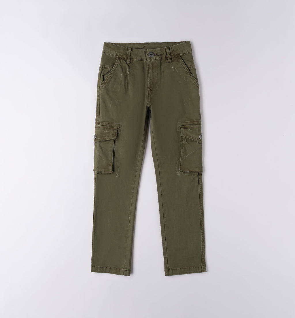0F688 PANTALONE TESSUTO NAVETTA LUNGO RAGAZZO SARABANDA