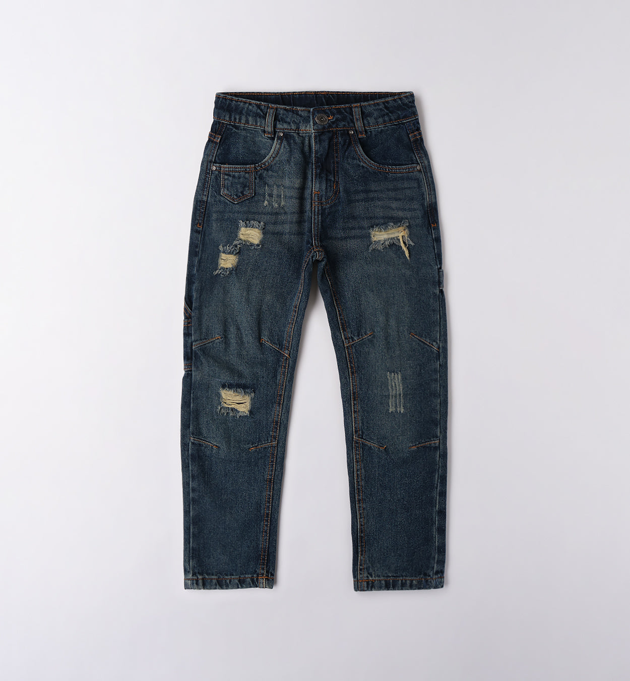 0F691 PANTALONE DENIM LUNGO RAGAZZO SARABANDA